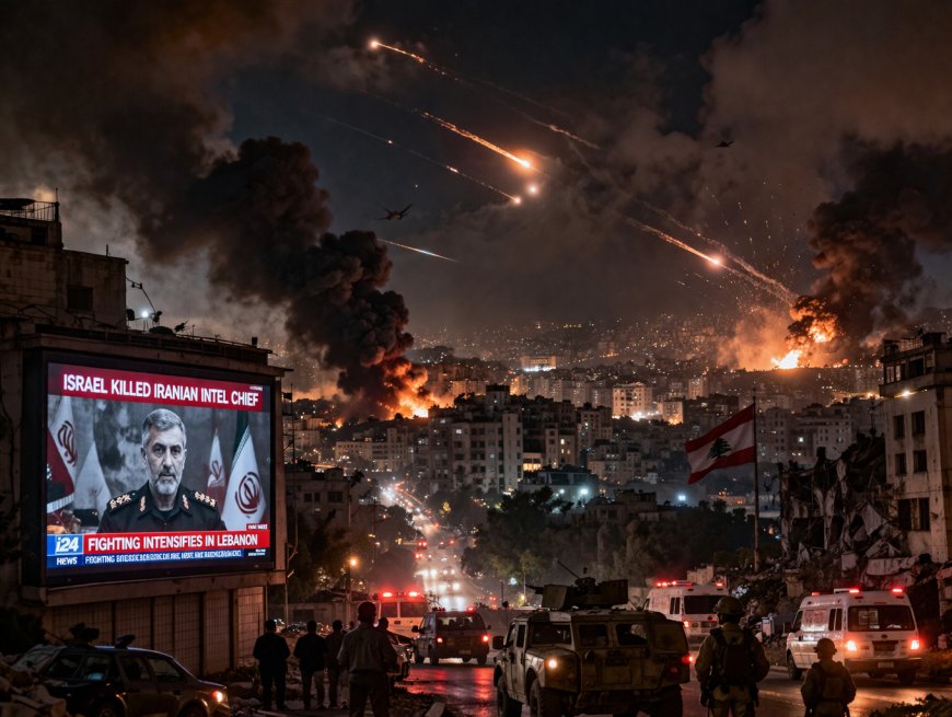 Israel Kills Iranian Intel Chief; Fighting Intensifies in Lebanon