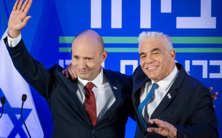 Israeli Opposition Leaders Bennett and Lapid Unite Parties to Challenge Netanyahu Ahead of October Polls